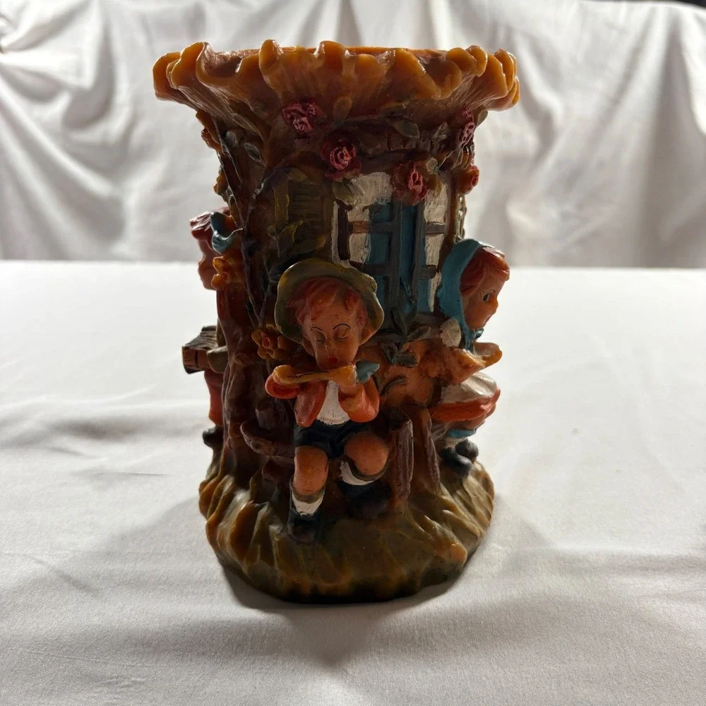 G\u00fcnter Kerzen Beeswax Candle Holder West Germany 8